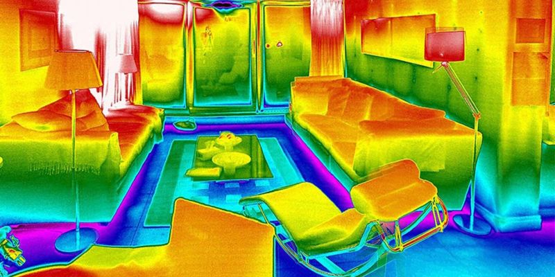 Thermal surveys can accurately identify areas of heat loss